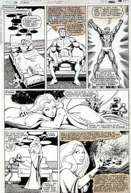 johnbyrnedraws:X-Men #137, page 14 by John Byrne & Terry...