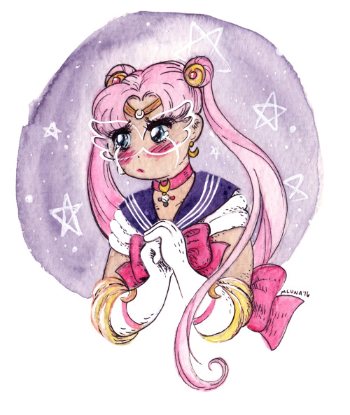 lunadraws:Crybaby Moon Princess <3I will never not draw...