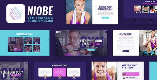 Niobe v1.1.4 - A Gym Trainer & Nutrition Coach Theme Nulled