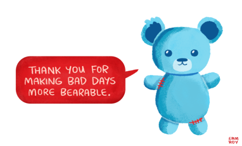 positivedoodles:teddybear requested by Hana Chappell on...