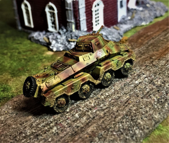 2 SdKfz 231 right side Normandy