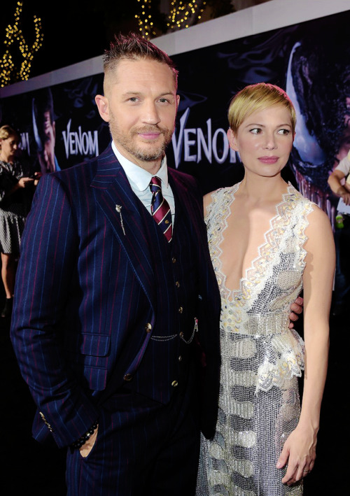 michellewilliamsdaily:Tom Hardy & Michelle Williams at the...