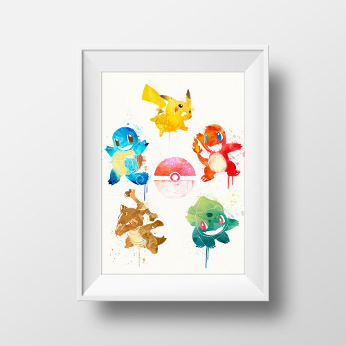 Watercolor Pokemon - Created by...