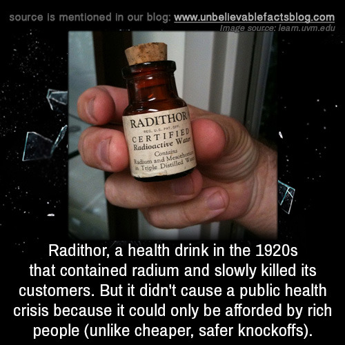 man who drank radium