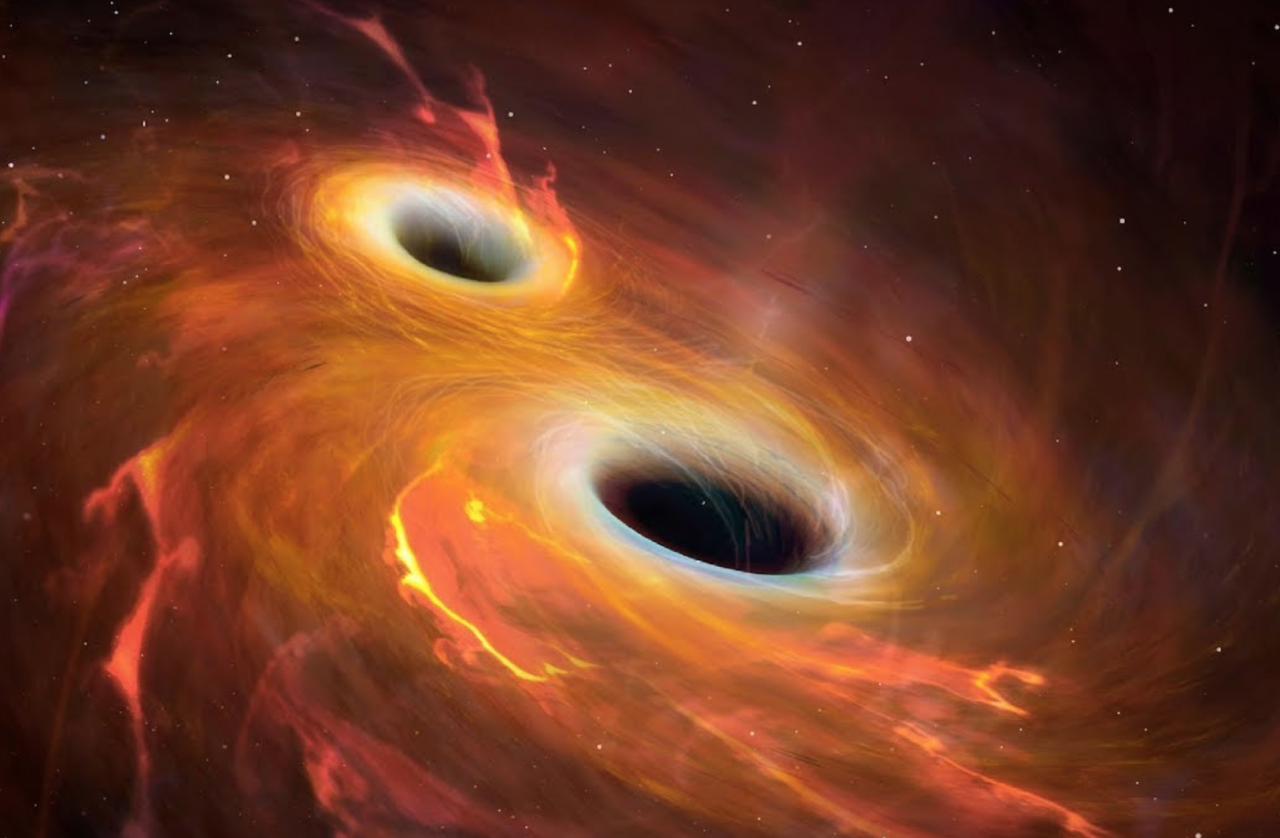 The Cosmos Astronaut — What happens when 2 Black Holes collide?