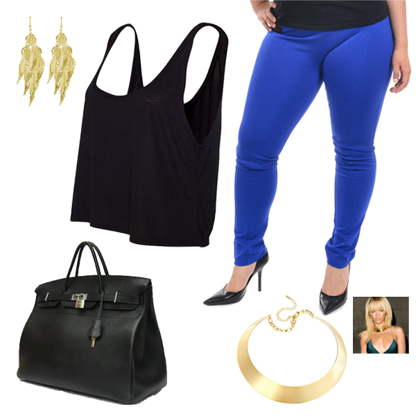 surprisebitch:
“STEAL HER LOOK - Angry black woman throwing table and catching chairs
• Gold Angel Wing Earrings - $5.99 (sold at Macys)
• Ralph Lauren Flowy Box Black Tank Top - $49.00
• Nordstrom Royal Blue Sleek Leggings - $58.75
• Hermes Black...
