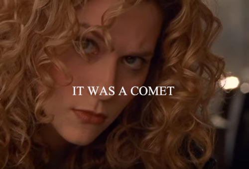 “It was a comet. The boy saw the comet and he felt as though...