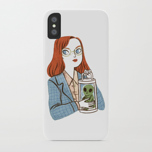 figdays:“Dana Scully, Patron Saint of Nerds” iPhone Case by...