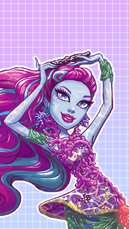 praxinas:more monster high phone wallpapers! feel free to...