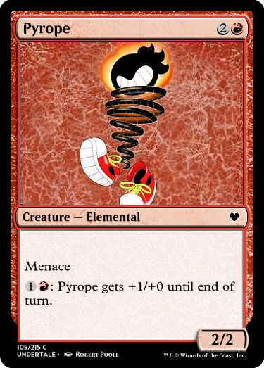 Magic: Undertale — Pyrope @rpooletc best Pyrope draw-er