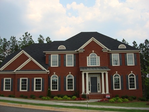 Brick Front Home Designs Majestic Construction Roofing