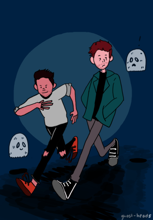 ghost-heads:hanging out with the ghost boys