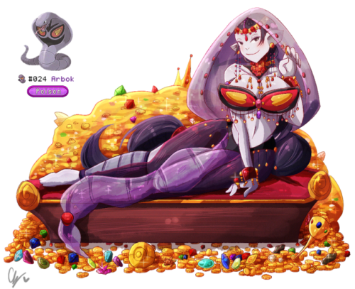 eindraa:Pokemon Humanization Project023. Ekans024. Arbok...