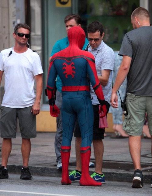Spiderman homecoming behind the scenes Tumblr_oad1mn1sE41rc44lao1_500