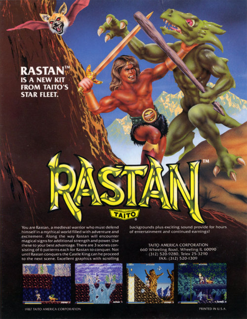 rastan arcade longplay rastan arcade longplay
