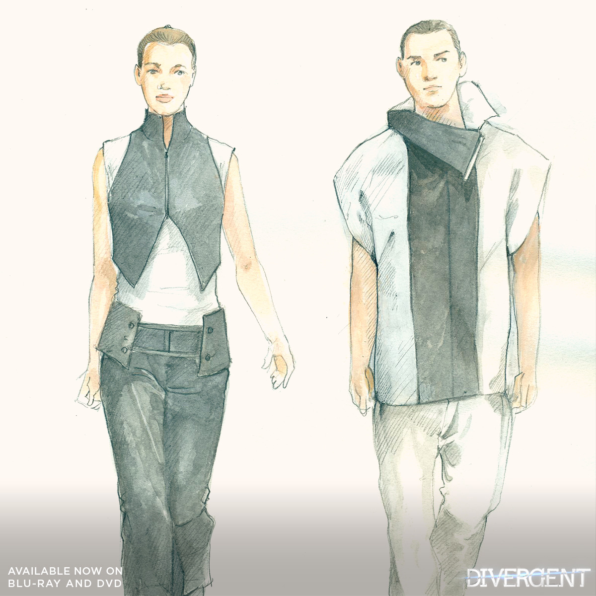 Sketches Of Candor Wardrobe Didn T Need Any Color The Divergent