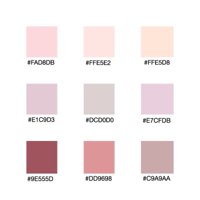 Featured image of post Aesthetic Pink Color Codes : It was first used as a color name in the late 17th century.