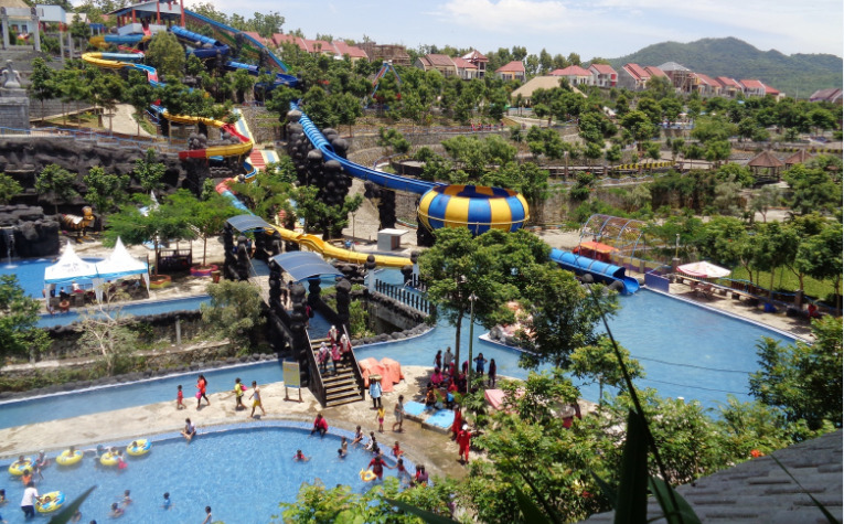 samcmac Ternyata kota kediri jawa timur punya waterpark 