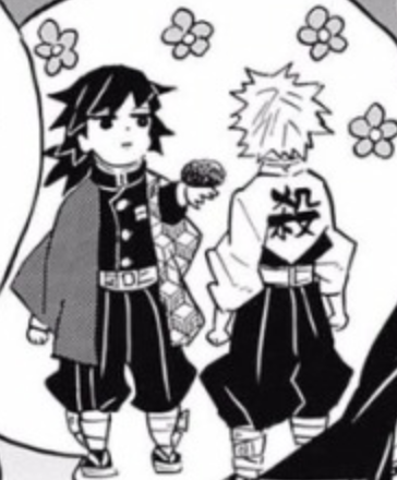 you know like tapioca but giyuu — this scene in 136 is just too cute