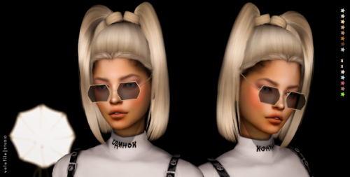 ★ Shea Ponytails ★ Mashup of Ade’s Ashley and Dangerous Hair,...