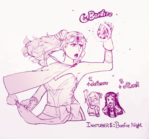 cottoncandyships:Self-Insert Inktober Day 5: Bonfire NightI...