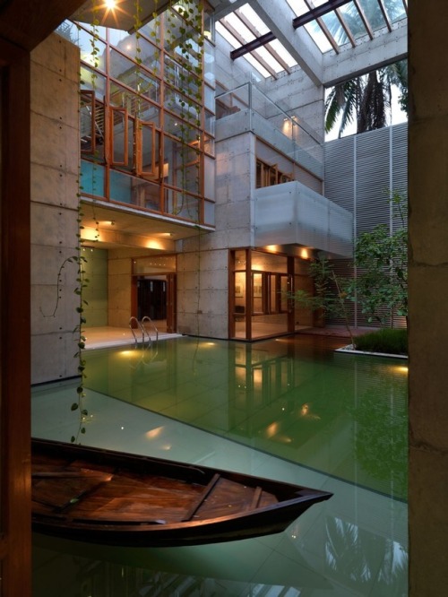 archatlas:PoolsWhat’s better than a house with a pool? A house...