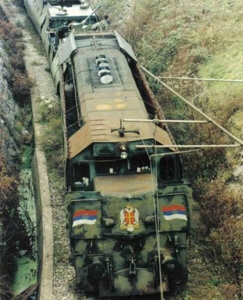 Serbian Armoured Train the Krajina Express