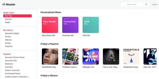 Second Apple Music web player has a design so clean it looks official ...