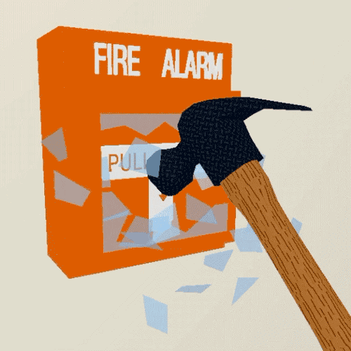 download fire alarm flashing red