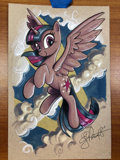 texasuberalles:Twilight Sparkle in markers and pencils on...