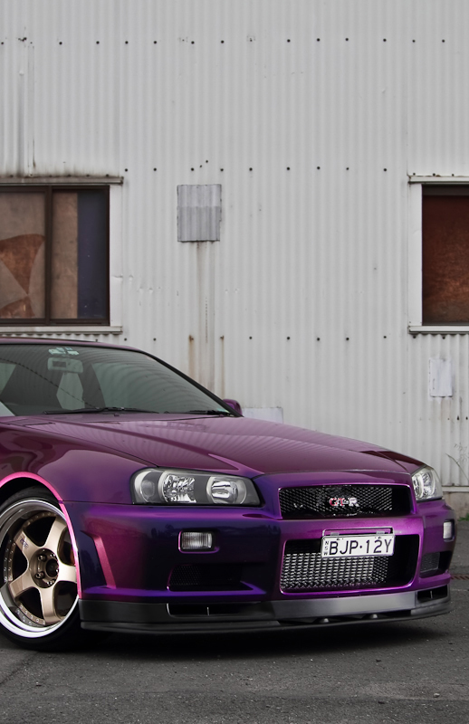 camber — Nissan Skyline R34 GTR.