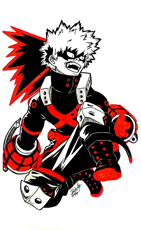 winter costume bakugou