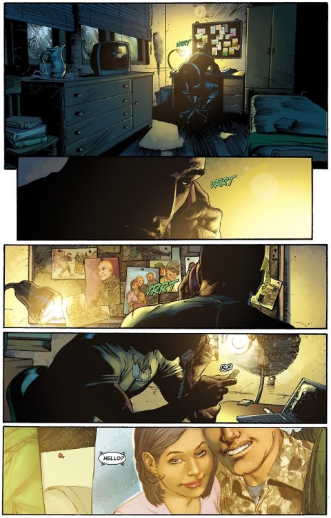 panels-of-interest:P.O.W. vs. Black Manta.[from Aquaman (2011)...