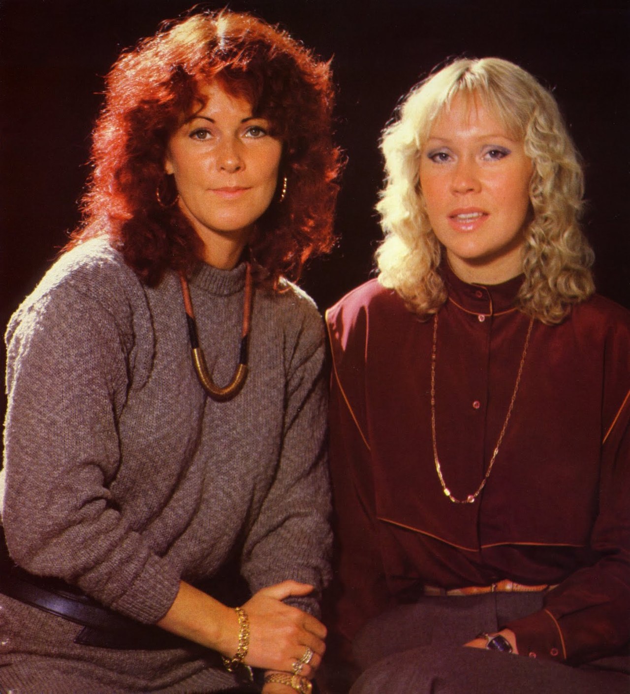 All About ABBA — yotlizz: Frida and Agnetha, ABBA girls.