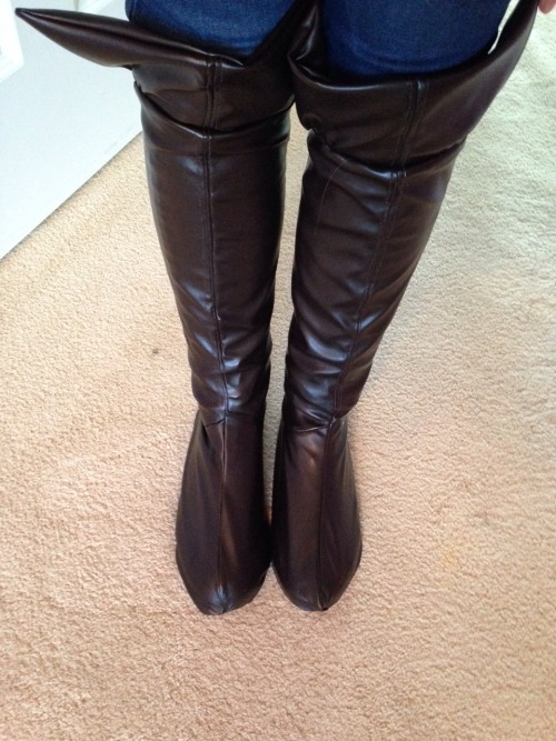 stretch riding boots