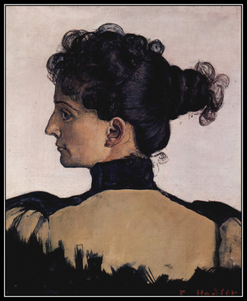  Ferdinand Hodler - Portrait de Berthe Jacques, épouse de...