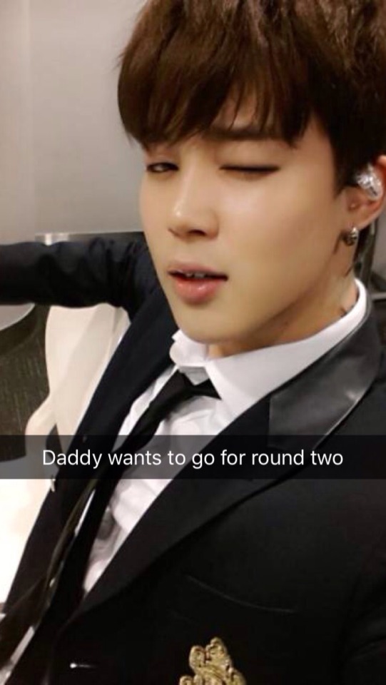 Req: Some nsfw jimin snaps??? A/N: Some sexy...