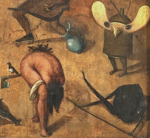 signorformica:Detail of the demoniacal, eerie visions of St....