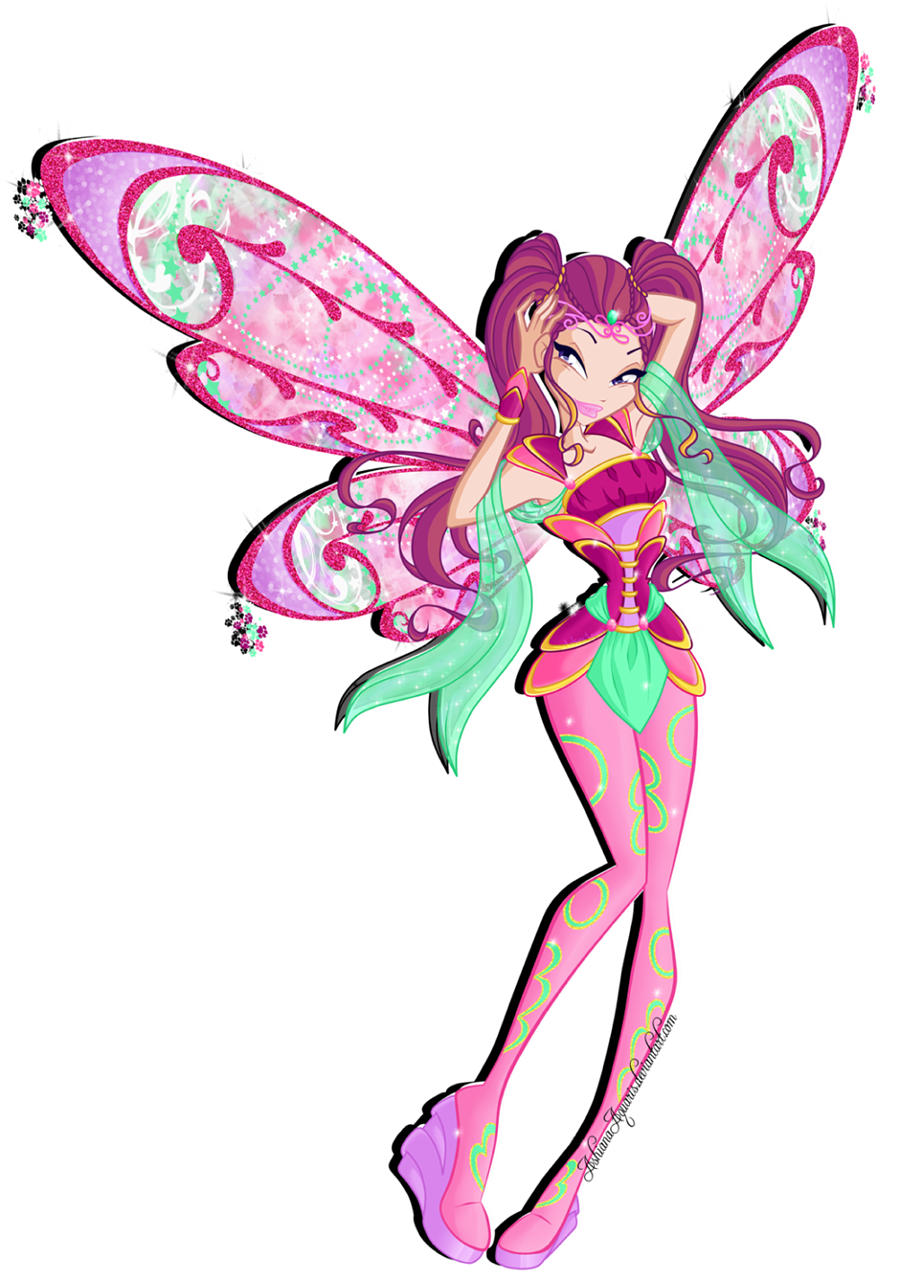 TimeStar-hime • Winx Club - Bloomix Transformation Roxy Bloomix...