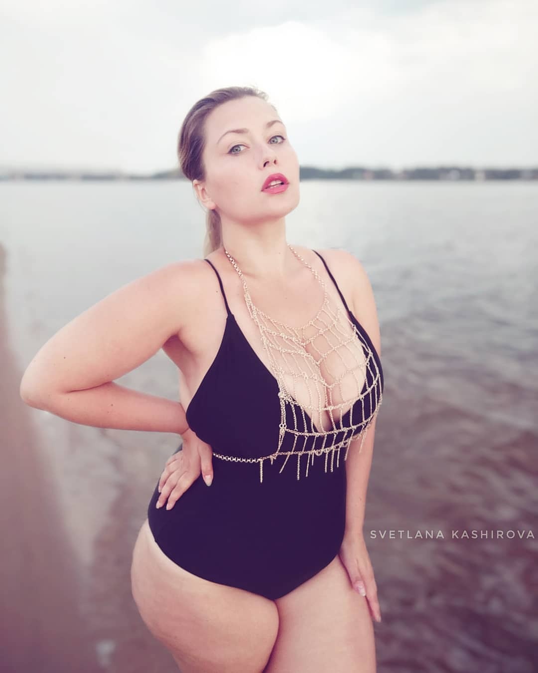 Russian curvy models, plus size beauty