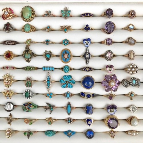 culturenlifestyle:Bespoke Antique Jewelry Collected by Husband...