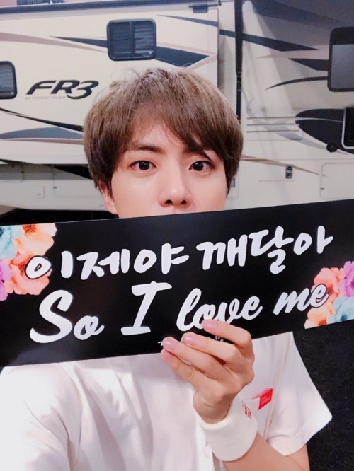 allforbts:180917 Seokjin’s TweetSo I love me