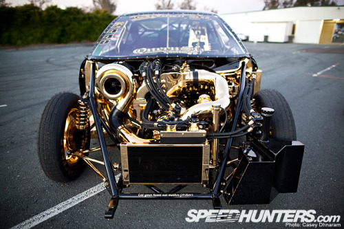 petrolust:1664hp nickel and 23 carat gold plated BMW M3...