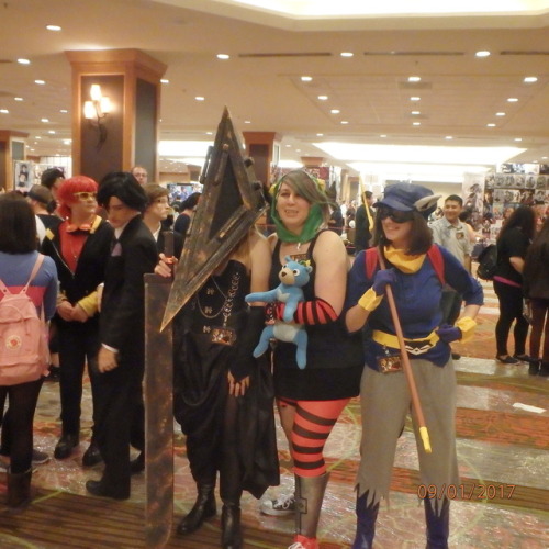 calloftheabyss:Day one of NDK 2017Dementia: mePyramid head:...