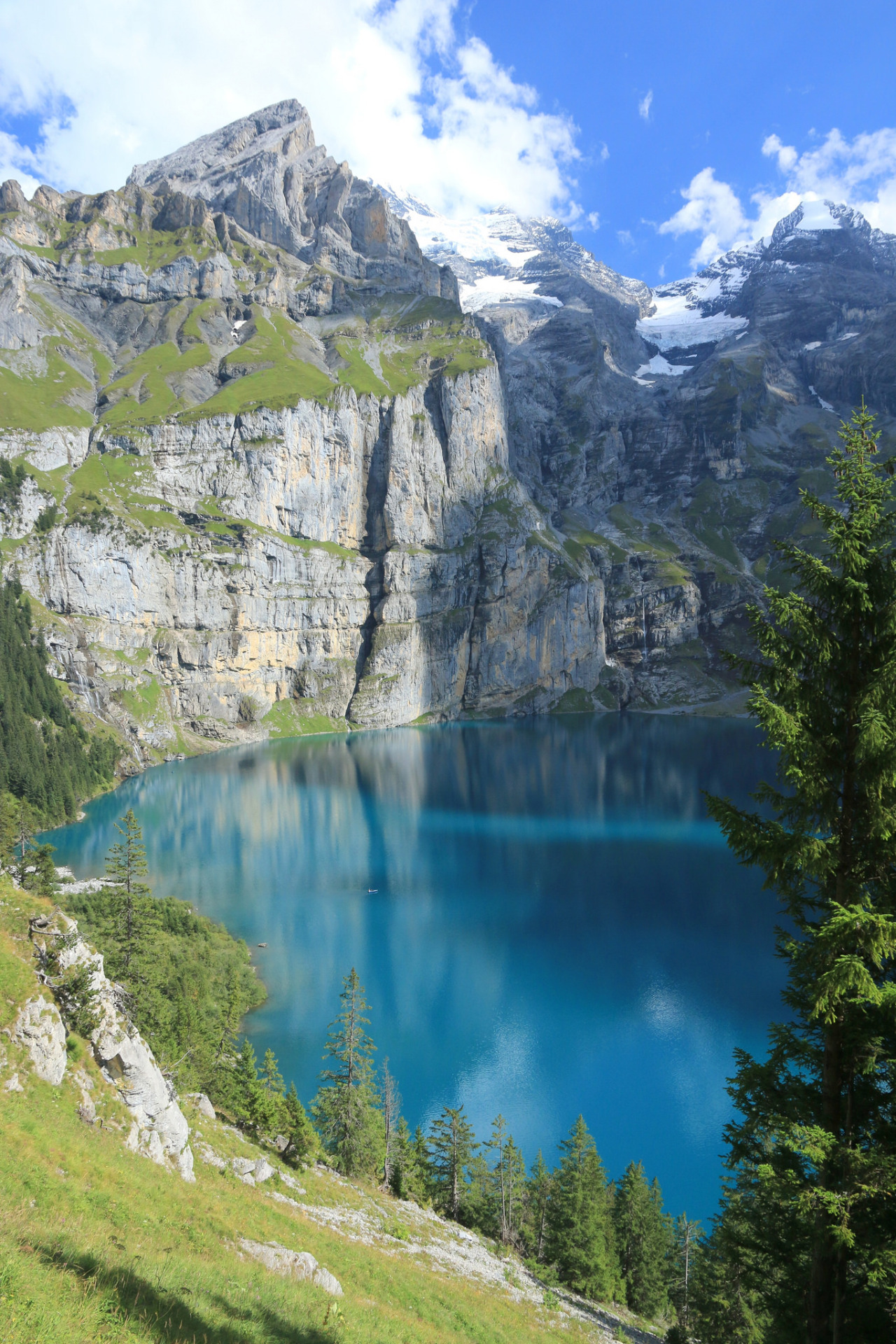 Oeschinen Lake, Bernese Oberland   Switzerland (by - It's A 