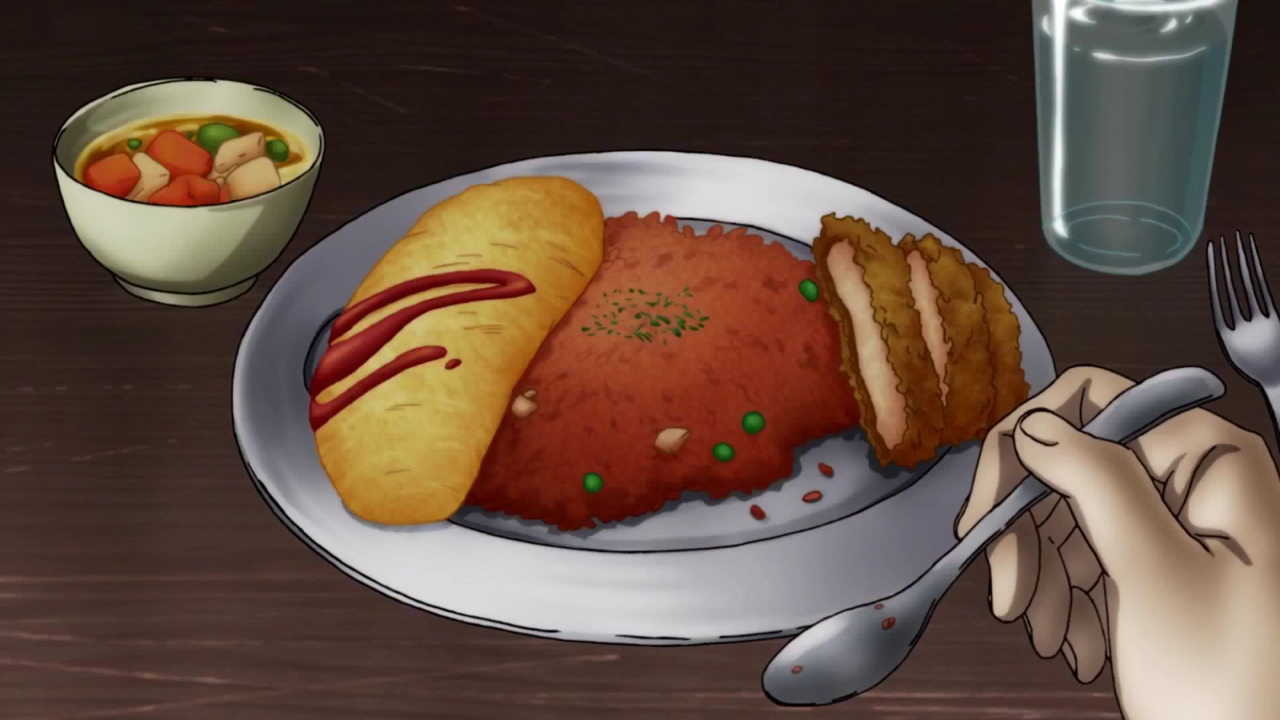 Itadakimasu Anime! - Omurice, tonkatsu, and soup! Prison School,...