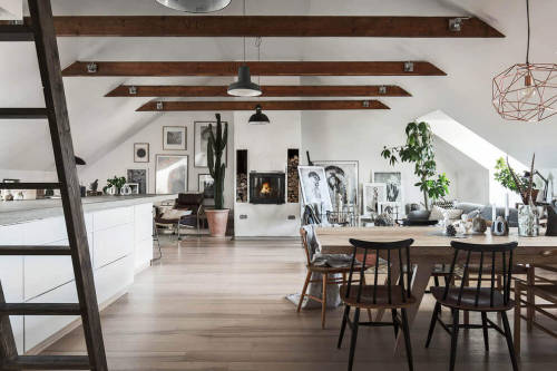 weisscreativ:Sophisticated attic homeBuen estilo