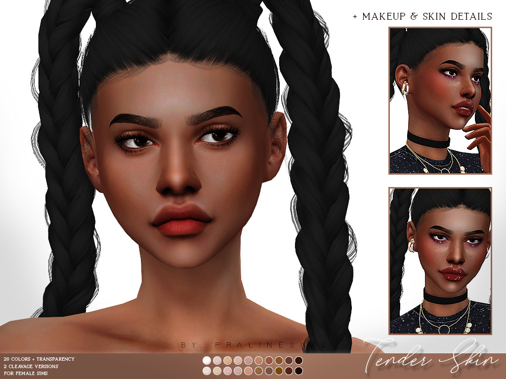 Sims 4 Livia Skin Female By Pralinesims Realistic Skintone In 20