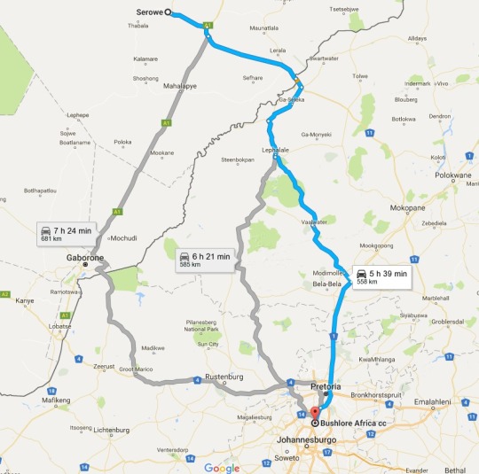 Llegada a Johannesburgo y conducción hasta Serowe ( Botswana) - Aventura 4x4 por Botswana y Namibia (1)
