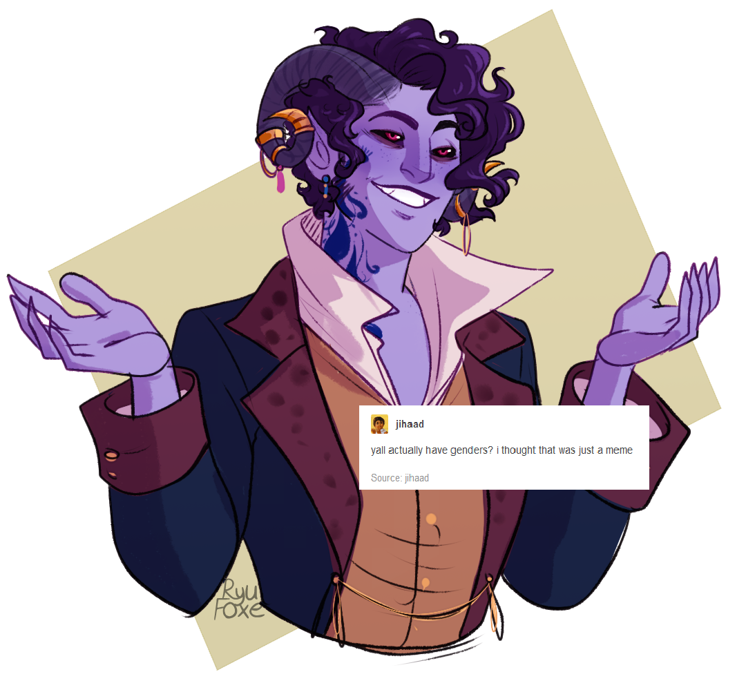 Image result for genderqueer dnd character art